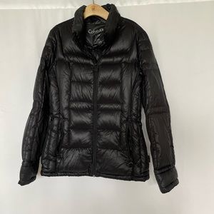 Calvin Klein black puffer jacket, size small.